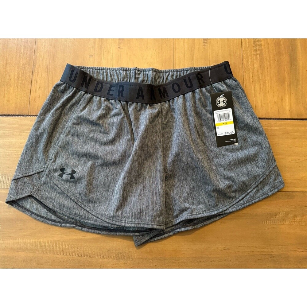 Women’s Under Armour Running Shorts Gray Medium NWT $25